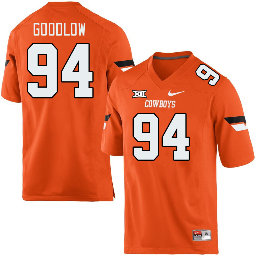 Oklahoma State Cowboys #94 Anthony Goodlow College Football Jerseys Stitched Sale-Retro Orange